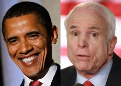 john mccain and obama. Barack Obama, John McCain,